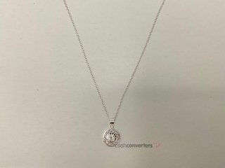 collar plata 925mm con piedra con circonita 19 3.5cm