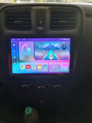 Rádio Dacia logan/Sandero Android + GPS + Carplay