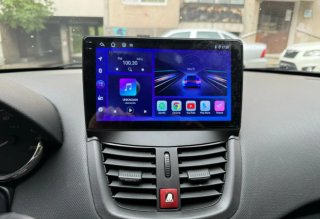 Rádio Peugeot 207 Android + GPS + Carplay sem fios