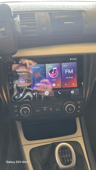 Rádio BMW E81 E82 E87 E88 Android + GPS + Carplay