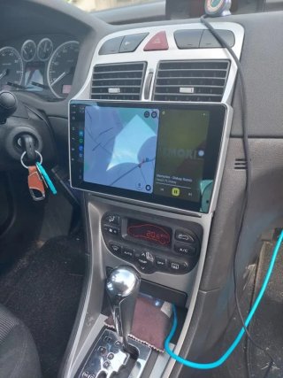 Rádio Peugeot 307 Android + GPS + Carplay sem fios