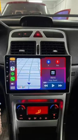 Rádio Peugeot 307 Android + GPS + Carplay sem fios