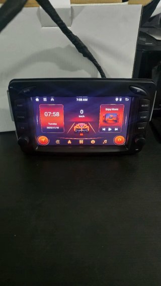 Rádio Mercedes W203/W209 Android + GPS + Carplay