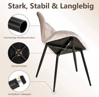 Set de 4 Sillas de Comedor