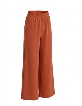 Pantalón ancho Zara marrón