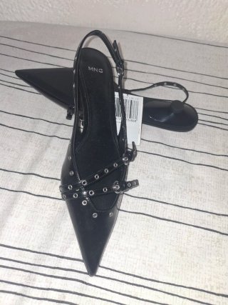 Sandalias de tacón Mango negras
