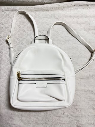 Mini mochila blanca