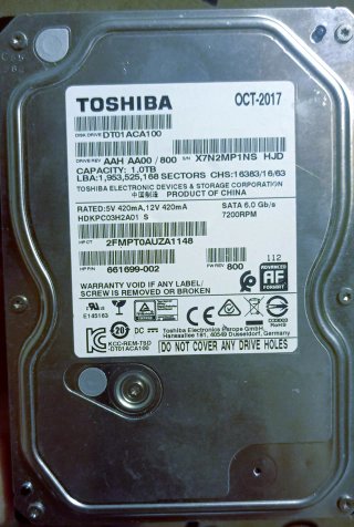 Disco duro 1TB 3.5 SATA