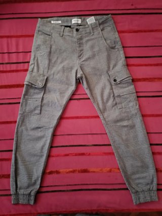 Pantalones Cargo Jack & Jones Gris