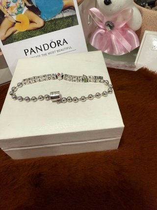 Pulsera Pandora Plata Cuentas Friends