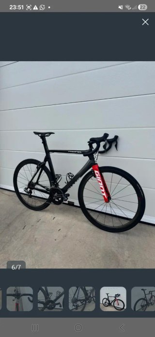 Giant Propel Talla ML Full Carbono Ultegra Di2.
