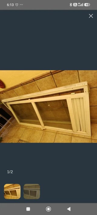 Puerta doble cristal aluminio blanco