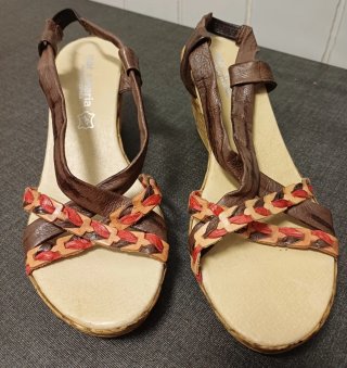 Sandalias de plataforma Piel Miami