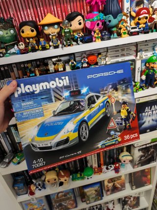 Playmobil Porsche 911 Carrera 4S Policía
