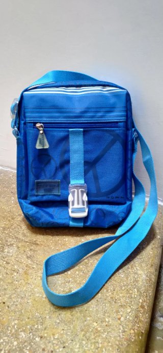 Borsa a tracolla Titan blu