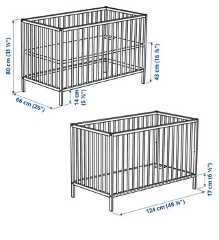 Cuna bebé madera Ikea