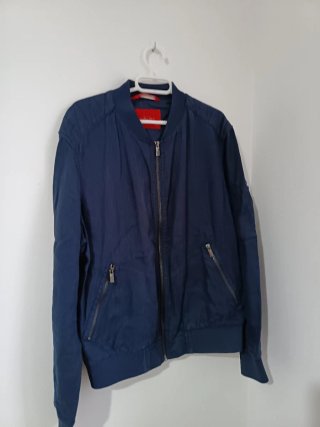 Chaqueta Bomber Zara Azul
