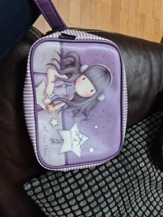 Neceser Gorjuss Morado Blanco