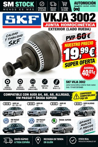 Junta Homocinética SKF VKJA 3002