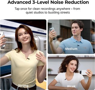SMALLRIG S70‑C1 Wireless Mic 1TX 1RX 9 Covers 20h