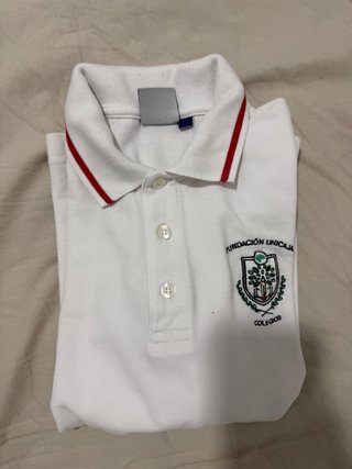 Camisa Polo Unicaja Blanca Uniforme talla 19