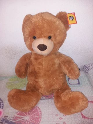 Oso de peluche grande marrón