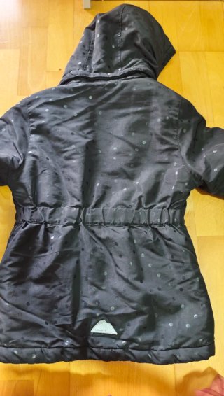 Anorak Negro Name it para Niña