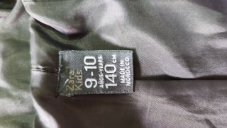 Abrigo de Lana Gris para Niña