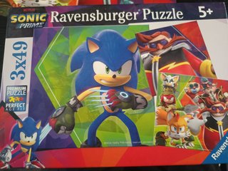Puzzle Ravensburger Sonic Prime 3x49 piezas