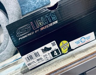 Zapatillas Deportivas Negras Skechers S-Lights 36