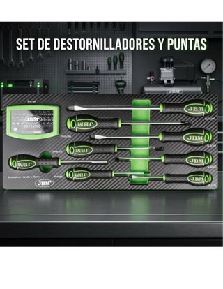 Caja Metálica JBM 143 piezas ¡NUEVA A ESTRENAR!