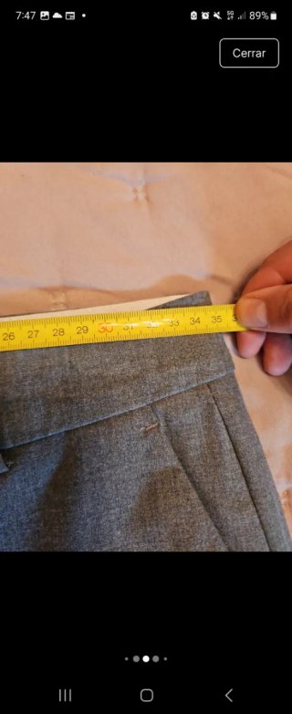 Pantalón Zara Gris