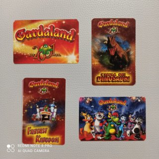 Lotto 4 Biglietti Storici Gardaland 2001
