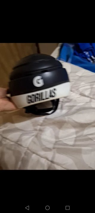 Casco Gorillas nero e bianco