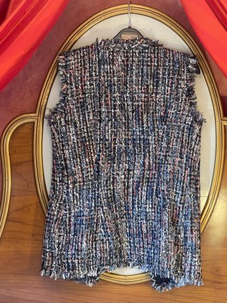 Chaqueta Tweed Marca Piamonte Talla S Chaqueta de
