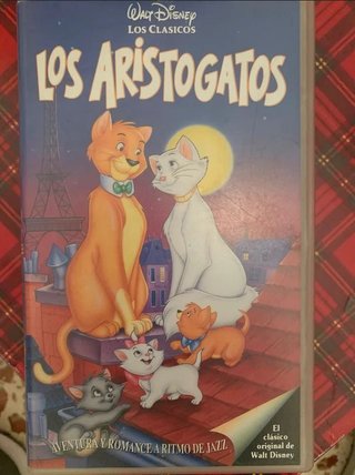 VHS Los Aristogatos (Español)