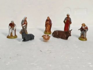 Set 8 Pastori Presepe Moranduzzo