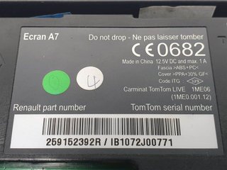 SISTEMA NAVEGACION GPS RENAULT RENAULT MEGANE III BERLINA 5P 2008-2016