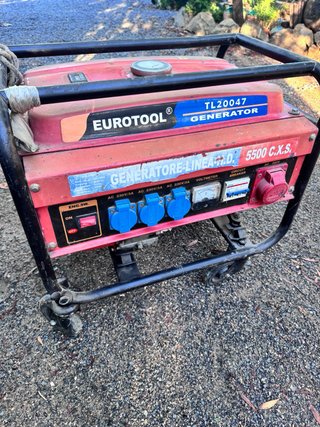 Generador Eléctrico Eurotool 5500W NO ARRANCA