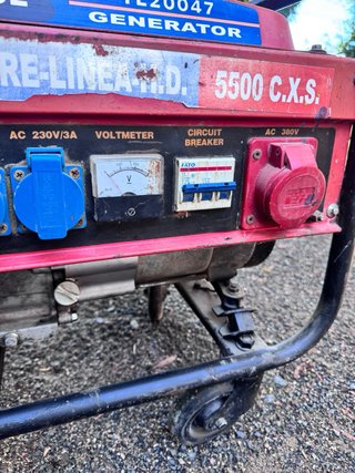 Generador Eléctrico Eurotool 5500W NO ARRANCA