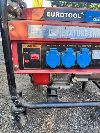 Generador Eléctrico Eurotool 5500W NO ARRANCA