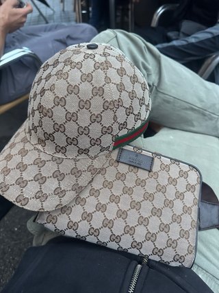 Gorra Gucci Clásica Beige original
