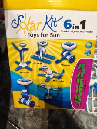 Kit Solar 2 CAJAS 6 en 1 Juguetes para el Sol