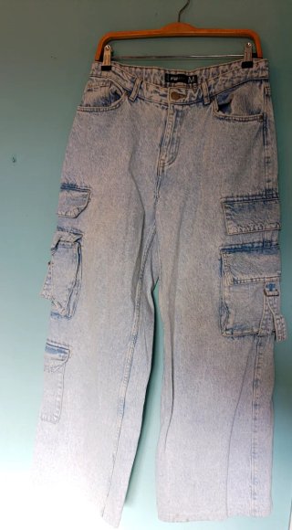 Pantalón Cargo Azul FB Sister Talla M