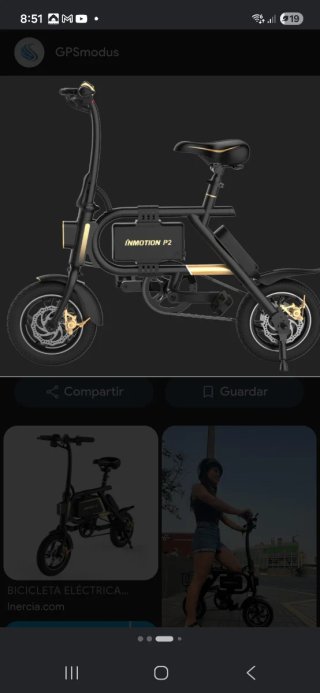 Bicicleta Eléctrica Inmotion P2