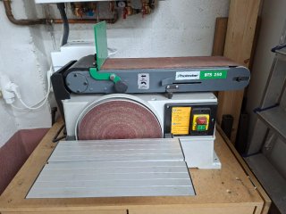 Lijadora de banda y disco Holzstar BTS 250