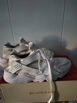 Nike Huarache Deportivas Caballero Blancas