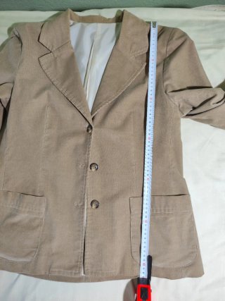 Chaqueta americana pana beige Talla L