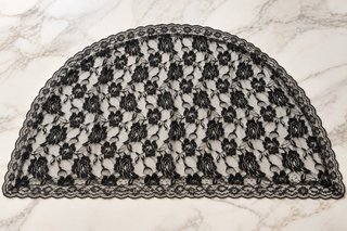 Conjunto Véu Mantilha + Cruz Dourada