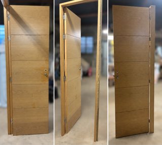 Puerta de madera para baño negociable